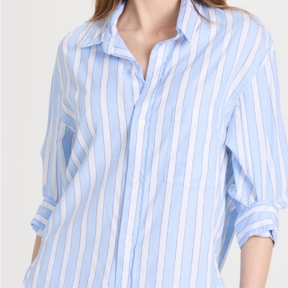 Citizens Of Humanity Kayla Top (Blue Striped Blouse)